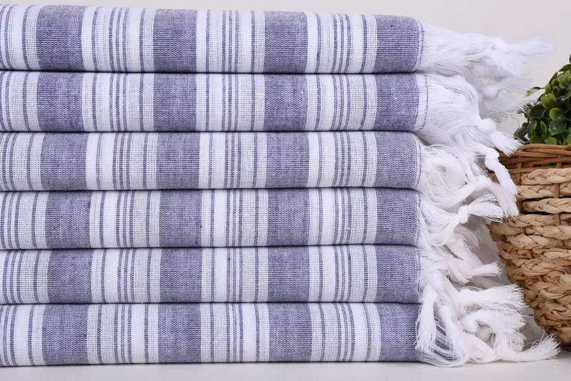 70x40 Cotton Striped Towel, Home Decor Towel, Bachelor Bachelorette Party Favors, Absorbent Turkish towel, Custom Gift, Girls Weekend Favors - 2