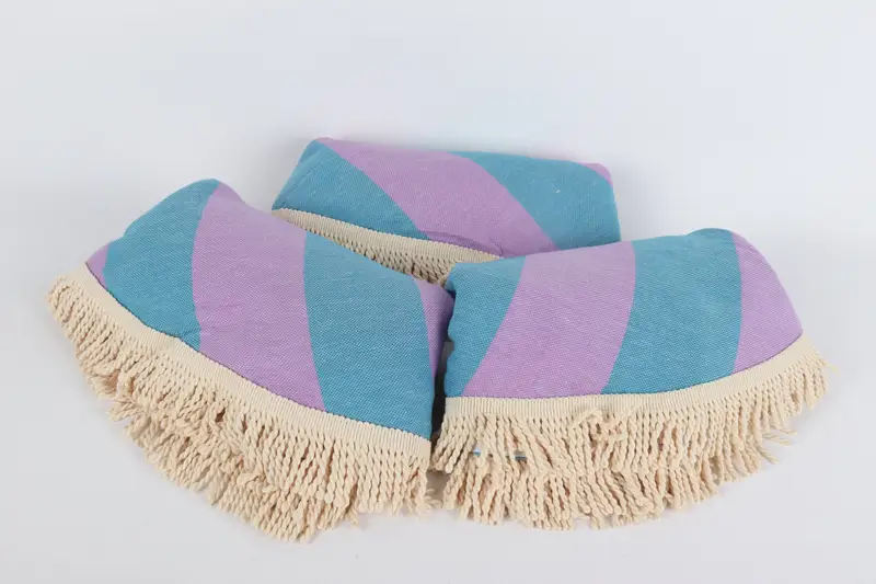 Bachelor Bachelorette Party Favors, 64x64 Cotton Striped Round Towel, Peshtemal Towel, Oversized Beach Towel, Bridal Shower Favors, Home Decor Towel - 3