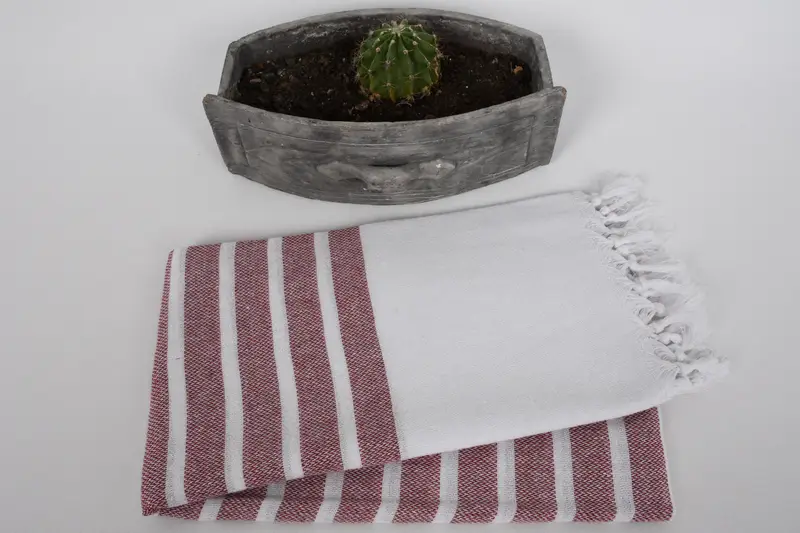 Fouta towel, Housewarming Gift, Peshtemal Towel, Custom Towel, Bridesmaid Proposal Gift, 70x40 Cotton Striped Towel, Travel Towel, Summer Towel - 7