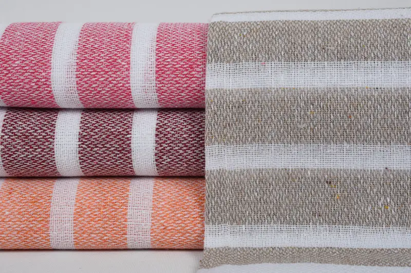 Fouta towel, Housewarming Gift, Peshtemal Towel, Custom Towel, Bridesmaid Proposal Gift, 70x40 Cotton Striped Towel, Travel Towel, Summer Towel - 2