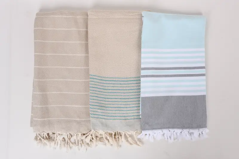 Valentines Day Gift For Him, 70x40 Cotton Set of 8 Towel, Beach Towel Bulk, Bridemaids Beach Towel, Wedding Towel, Thin towel, Housewarming Gift - 7
