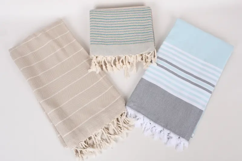 Valentines Day Gift For Him, 70x40 Cotton Set of 8 Towel, Beach Towel Bulk, Bridemaids Beach Towel, Wedding Towel, Thin towel, Housewarming Gift - 6