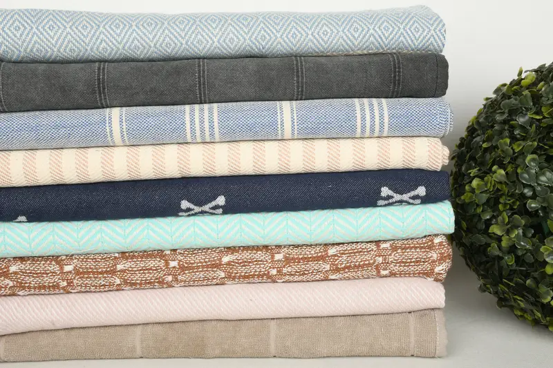 Turkish Hand Towel, Monogram Hand Towel, Handmade Gift, Gym Towel, 40x20 Cotton Set of 10 Towel, Valentines Day Gift For Him, Bridesmaid Gifts - 3