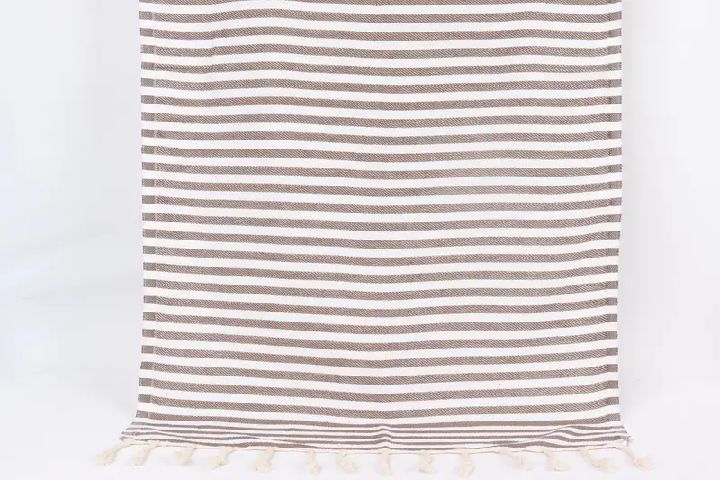 Personalized Kitchen Towel, Monogram Kitchen Towel, First Wedding Anniversary Gift, Wedding Gift, 40x18 Cotton Striped Towel, Bachelorette Gifts - 1