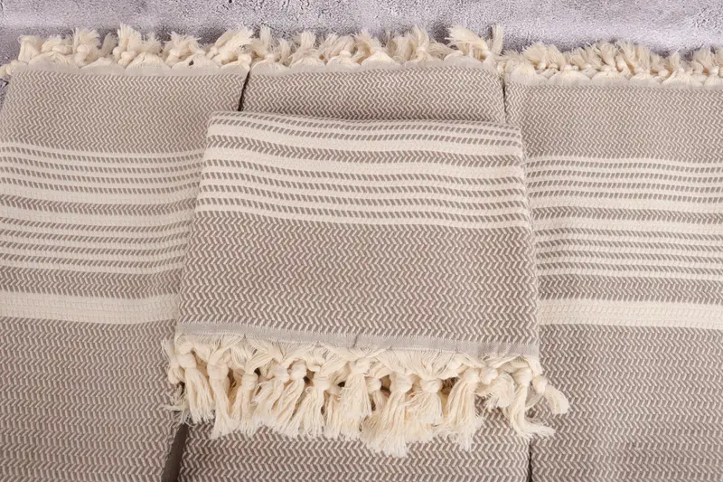 70x40 Cotton Striped Towel, Pool Towels, Custom Wedding Gifts, Gift For Her, Bathroom Towel, Turkish Towel Set, Bachelor Bachelorette Party Favors - 4