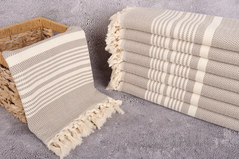 70x40 Cotton Striped Towel, Pool Towels, Custom Wedding Gifts, Gift For Her, Bathroom Towel, Turkish Towel Set, Bachelor Bachelorette Party Favors - 3