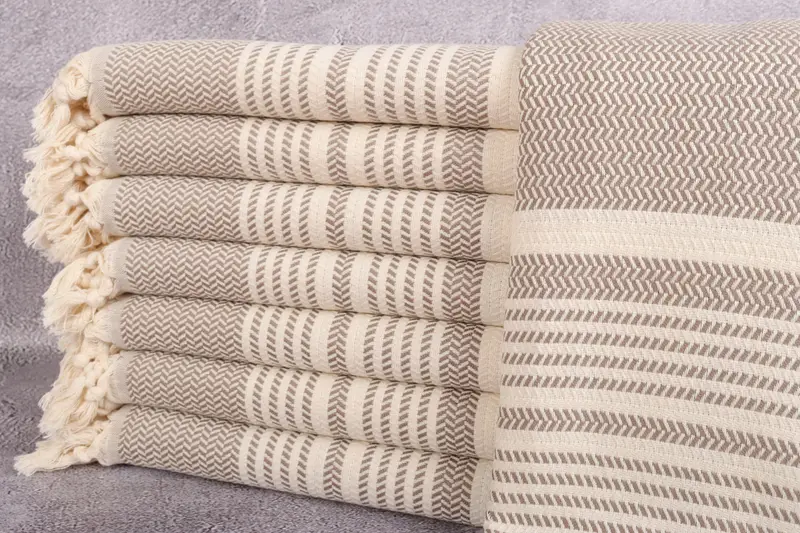 70x40 Cotton Striped Towel, Pool Towels, Custom Wedding Gifts, Gift For Her, Bathroom Towel, Turkish Towel Set, Bachelor Bachelorette Party Favors - 1