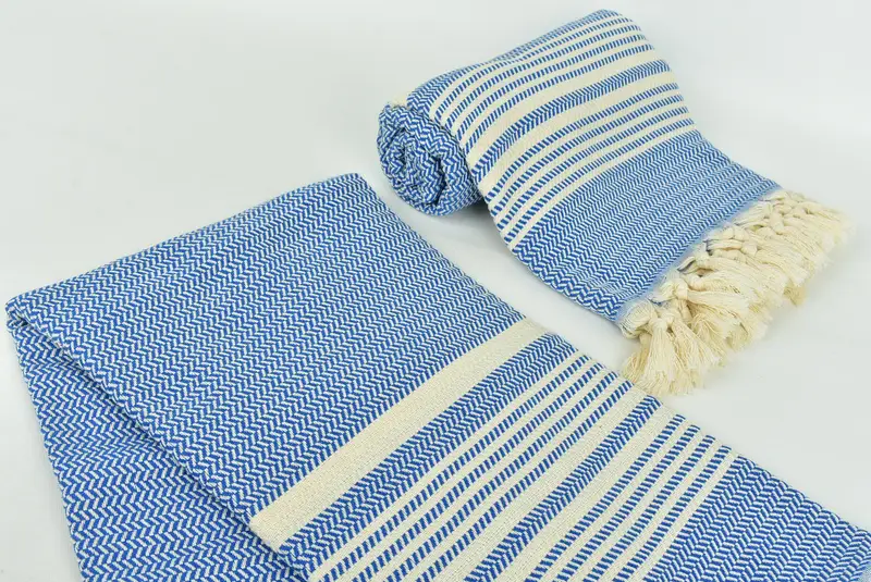 Gym Towel, 70x40 Cotton Striped Towel, Custom Name Towel, Wedding Hand Made Gift, Fouta towel, Customized Towels, Sand-free towel, Turkish Towel USA - 7