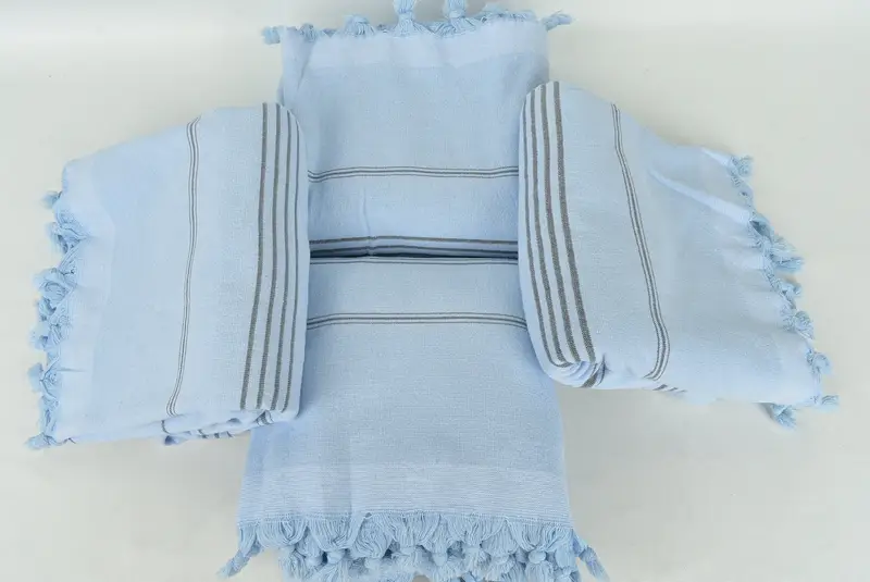Handwoven Turkish Towel, 68x36 Cotton Striped Terry Towel, Bridesmaid Proposal Gift, Best Beach Towel, Beach Towel Bulk, Bridesmaid Gift Towel - 6