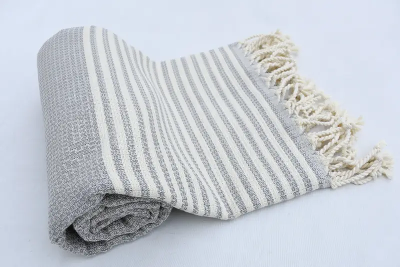 Bath towel, Eco-Friendly Turkish Towel, Holiday Towel, 68x40 Cotton Striped Towel, Gift For Best Friend, Personalized Towel, Turkish bath towel - 8
