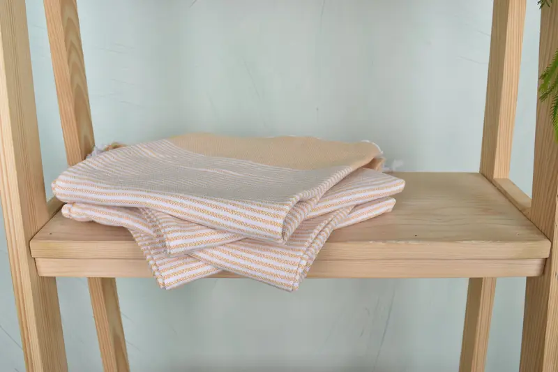 40x18 Cotton Striped Towel, Wedding Day Gift For Bride, Monogrammed Hand Towel, Turkish Hand Towel, Custom Turkish Towel, Monogram Hand Towel - 7