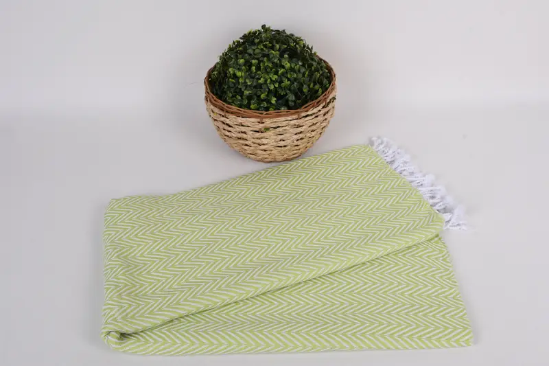 68x40 Pamuk Zig Zag Zag havlu, yumuşak havlu, plaj boyutu havlu, banyo havlu, eşarp havlu, kişiselleştirilmiş havlu, spor salonu havlu, kişiselleştirilmiş nedime hediyesi - 4
