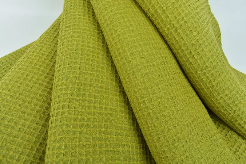 Woven Throw Blanket, Wedding Hand Made Gift, Tablecloth, Couch Cover, 92x68 Cotton Waffle Towel, Personalized Blanket, Bachelorette Large Towel - 5