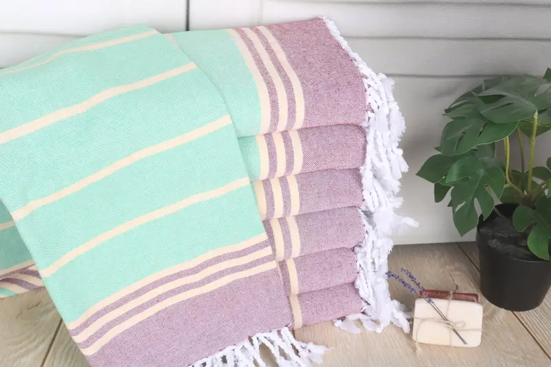 Striped Towel Personalized Cotton Towel, 36x71 Inches