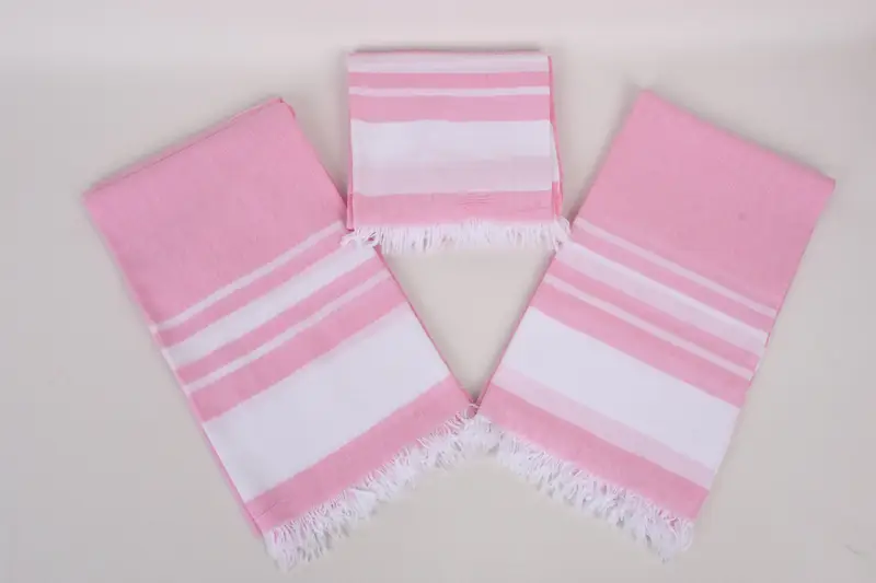 Lightweight quick-dry peshtemal towel for travel, Embroidered Towel, Custom Gifts, 68x36 Cotton Striped Towel, Beach Towel Bulk, Wedding Gift - 6