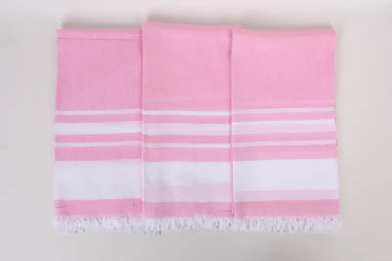 Lightweight quick-dry peshtemal towel for travel, Embroidered Towel, Custom Gifts, 68x36 Cotton Striped Towel, Beach Towel Bulk, Wedding Gift - 7