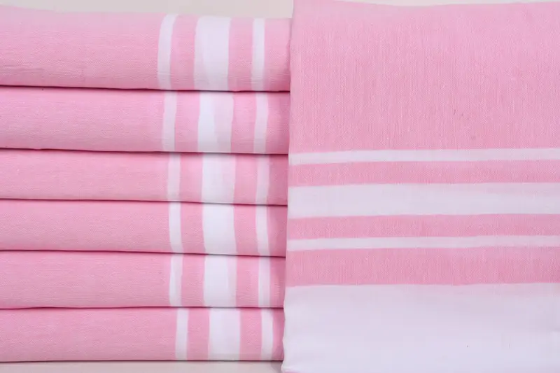 Lightweight quick-dry peshtemal towel for travel, Embroidered Towel, Custom Gifts, 68x36 Cotton Striped Towel, Beach Towel Bulk, Wedding Gift - 1