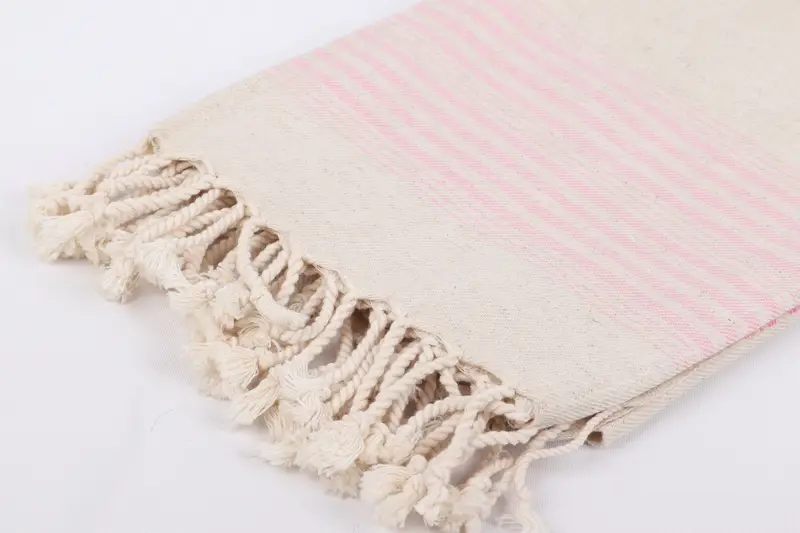68x40 Linen Striped Towel, Bachelorette Gifts, Absorbent Turkish towel, Sand-free towel, Oversized lightweight Turkish bath towel USA, Baby Boy Gift - 7
