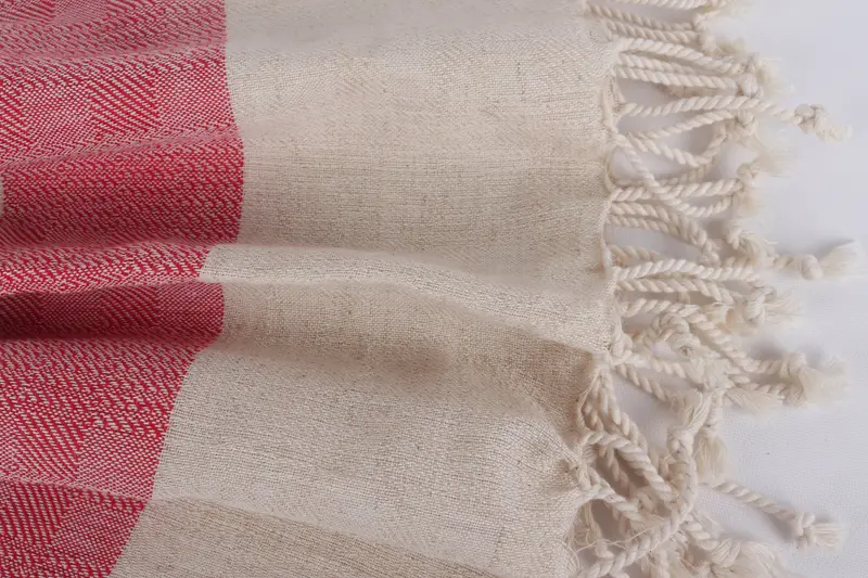 Bachelorette Party Favors Beach, 70x36 Linen Striped Towel, Travel towel, Beach Wedding Favor, Bridal Shower Favors, Large Turkish Towel, Yoga Towel - 8