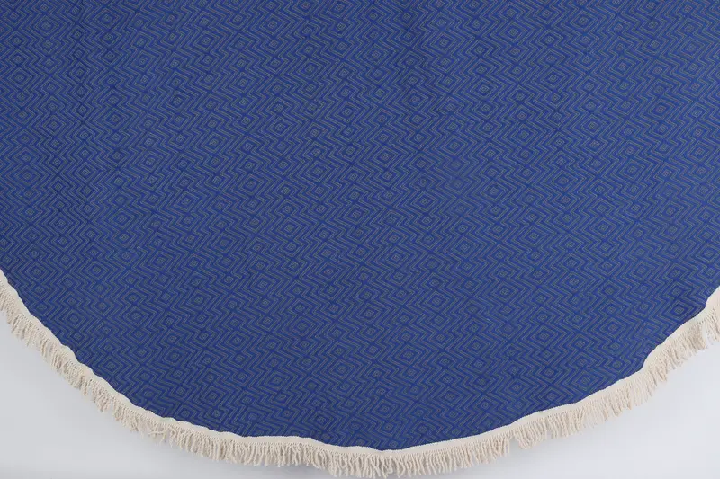 64x64 Cotton Round  Diamond Towel, Summer Towel, Bridesmaid Gift, Personalized Beach Towel, Gift For Best Friend, Bachelor Bachelorette Party Favors - 1