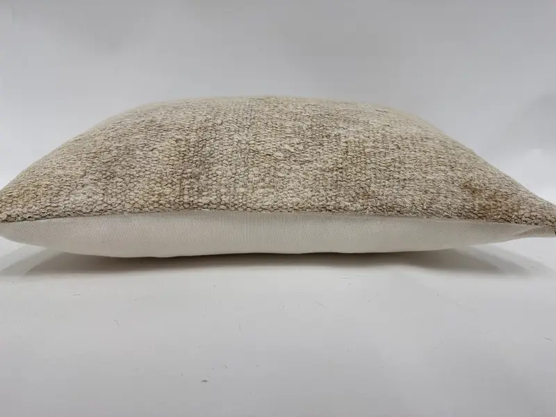Decorative Throw Cushion, Turkish Pillow, Vintage Kilim Pillow, Cushion, 12x20 White Pillow Cover, Pillow for Couch, Comfy Throw Pillow Cover - 5