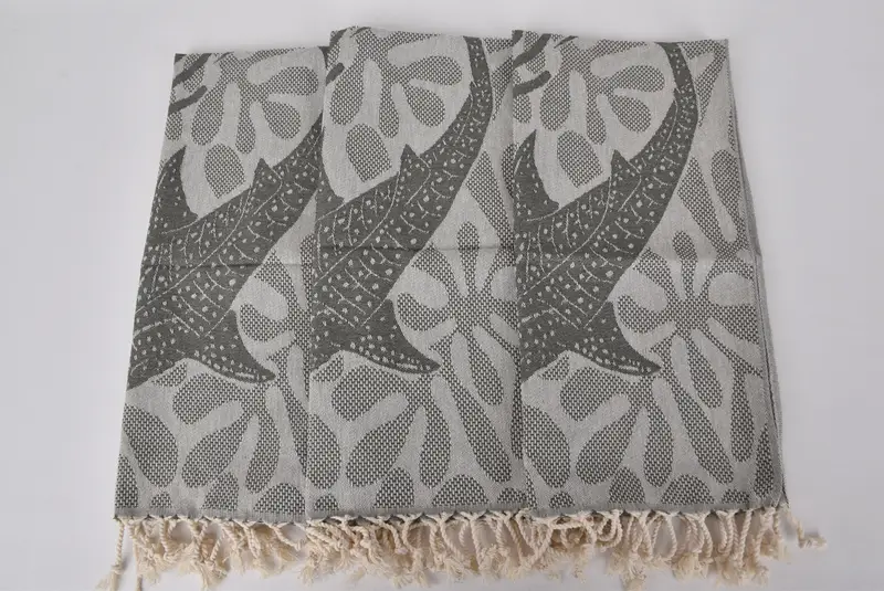 40x18 Cotton Whale Design Towel, Bathroom Towels, Bridal Shower Favors, Bridesmaid Gifts, Personalized Hand Towel, Monogram Towels, Bride Gift - 7