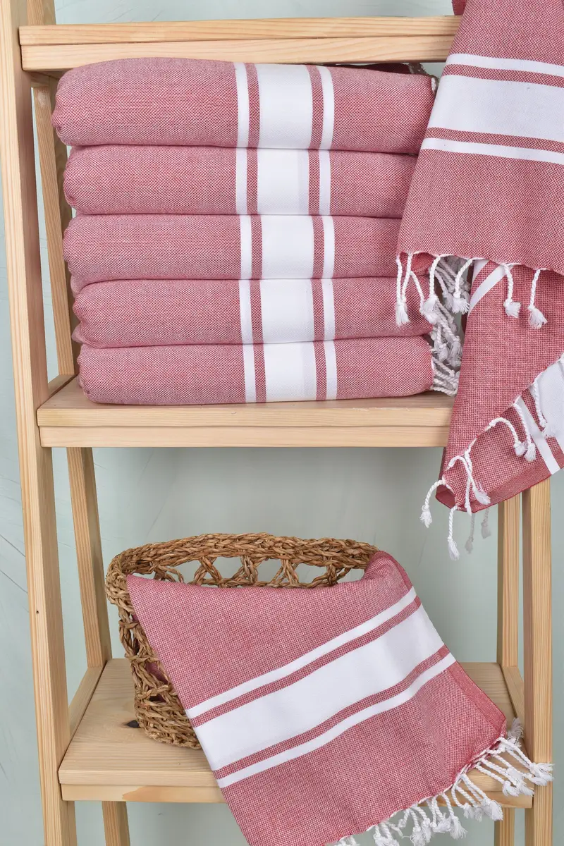 Turkish Hand Towel, 36x24 Cotton Striped Towel, Home Decor Gifts, Xmas Gifts, Monogram Hand Towel, Wedding Gift, Personalized Bridesmaid Gift - 3