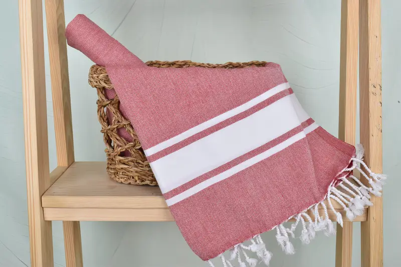 Turkish Hand Towel, 36x24 Cotton Striped Towel, Home Decor Gifts, Xmas Gifts, Monogram Hand Towel, Wedding Gift, Personalized Bridesmaid Gift - 4