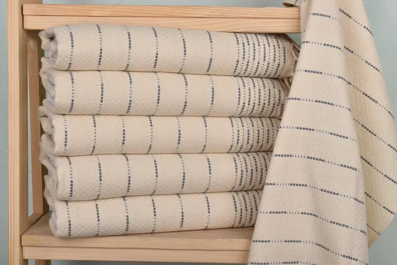 Mutter des Bräutigamgeschenks, personalisiertes Geschirrtuch, personalisiertes Handtuch, Geschenk für ihn, 36x18 Baumwollgestreiftes Designtuch, Monogramm Handtuch - 2