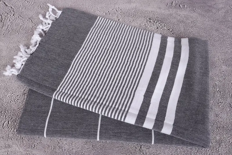 Peshtemal Towel, Bachelorette Towel, Custom Wedding Gift, Best Wedding Gift, Unique Gift, 70x40 Cotton Striped Towel, Bath towel, Luxury towel - 6