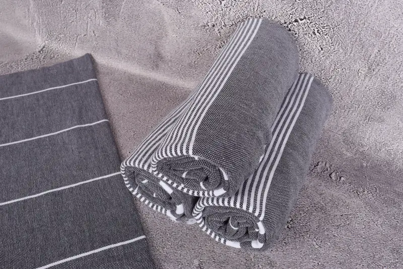 Peshtemal Towel, Bachelorette Towel, Custom Wedding Gift, Best Wedding Gift, Unique Gift, 70x40 Cotton Striped Towel, Bath towel, Luxury towel - 8