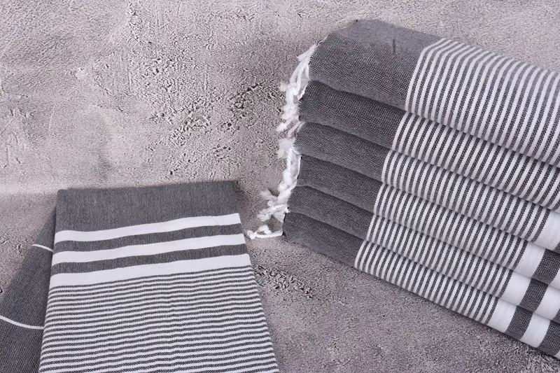 Peshtemal Towel, Bachelorette Towel, Custom Wedding Gift, Best Wedding Gift, Unique Gift, 70x40 Cotton Striped Towel, Bath towel, Luxury towel - 2