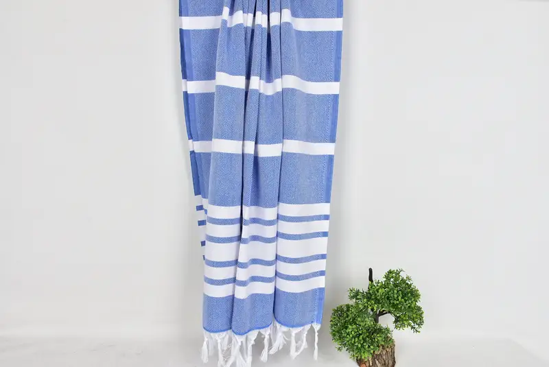 Wedding Hand Made Gift, Summer Gift Ideas, Personalised Gift, Thin towel, Home Decor Gifts, Large Turkish Towel, 68x36 Cotton Chevron Towel - 8