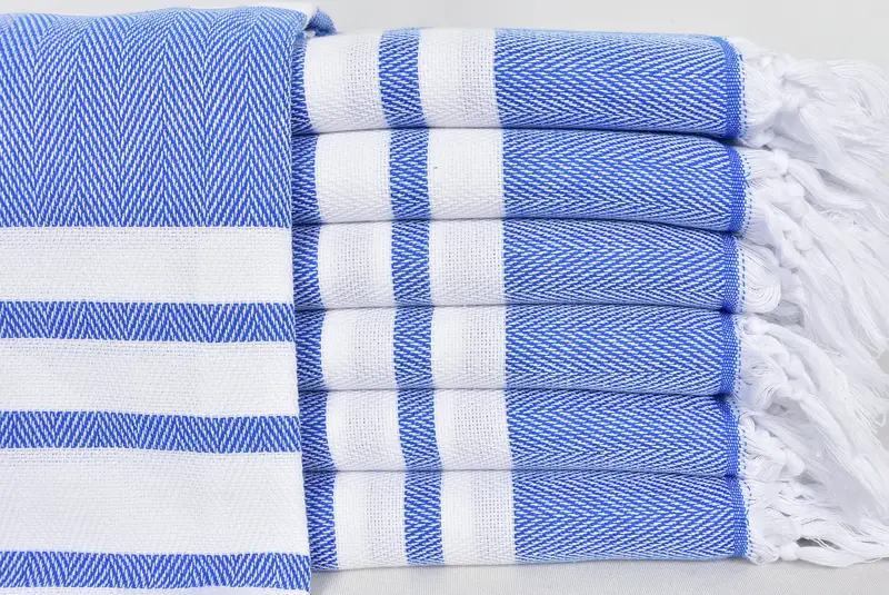 Wedding Hand Made Gift, Summer Gift Ideas, Personalised Gift, Thin towel, Home Decor Gifts, Large Turkish Towel, 68x36 Cotton Chevron Towel - 1