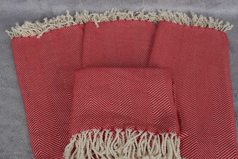 Turkish beach towel, 70x40 Cotton Herringbone Towel, Valentines Day Gift For Him, Bachelor Towel, Organic Turkish towel, Personalized Turkish Towel - 4