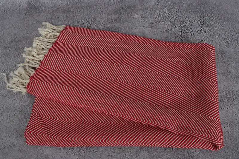 Turkish beach towel, 70x40 Cotton Herringbone Towel, Valentines Day Gift For Him, Bachelor Towel, Organic Turkish towel, Personalized Turkish Towel - 6