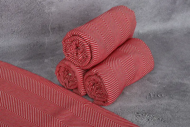 Turkish beach towel, 70x40 Cotton Herringbone Towel, Valentines Day Gift For Him, Bachelor Towel, Organic Turkish towel, Personalized Turkish Towel - 8
