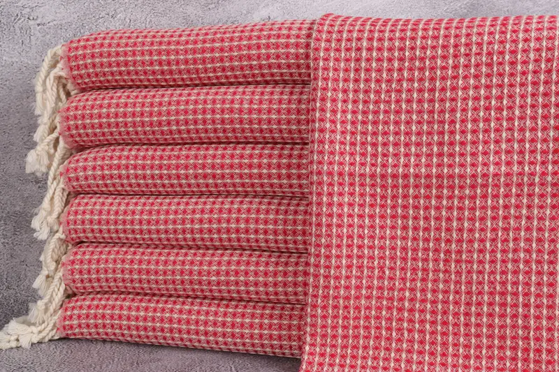 44x22 Cotton Waffle Towel, Summer Gift, Custom Hand Towel, Personalized Kitchen Towel, Home Decor Gifts, Turkish Towel, Personalized Dish Towel - 1