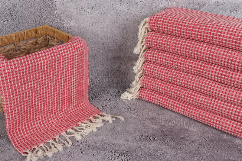 44x22 Cotton Waffle Towel, Summer Gift, Custom Hand Towel, Personalized Kitchen Towel, Home Decor Gifts, Turkish Towel, Personalized Dish Towel - 3
