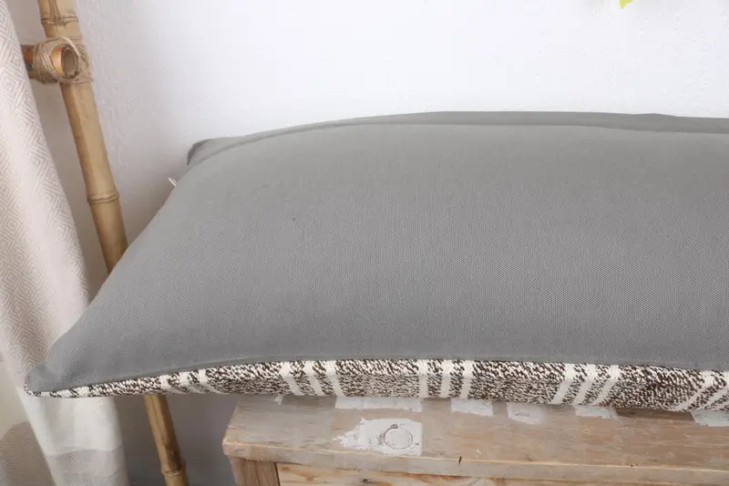 Interior Designer Pillow, Cushion, Vintage Pillow Cover, Boho Pillow Sham Cover, Bed Pillow Cover, Boho Pillow, 16x43 White Pillow Case - 7