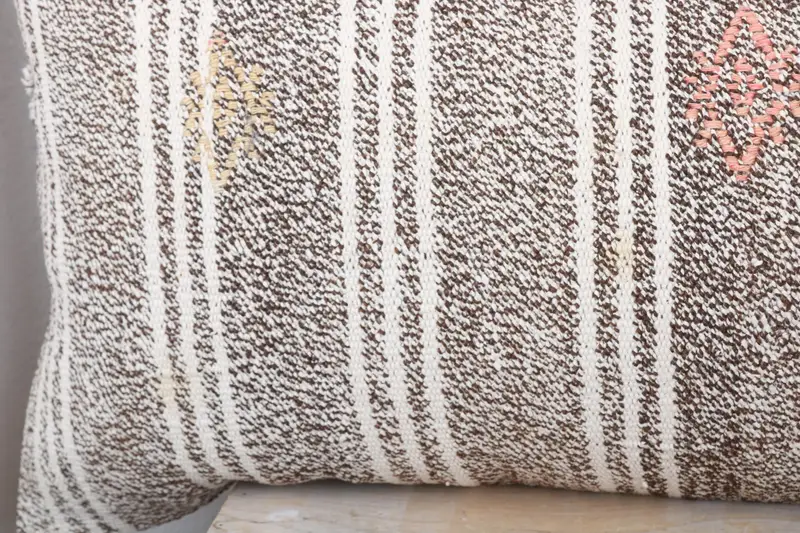 Interior Designer Pillow, Cushion, Vintage Pillow Cover, Boho Pillow Sham Cover, Bed Pillow Cover, Boho Pillow, 16x43 White Pillow Case - 3