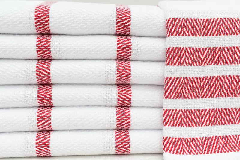 36x24 Cotton Herringbone Towel, Turkish Towel Hand Towel, Monogram Hand Towel, Kitchen Towel, Holiday Towel, Gift For Bride, Custom Name Towel - 2