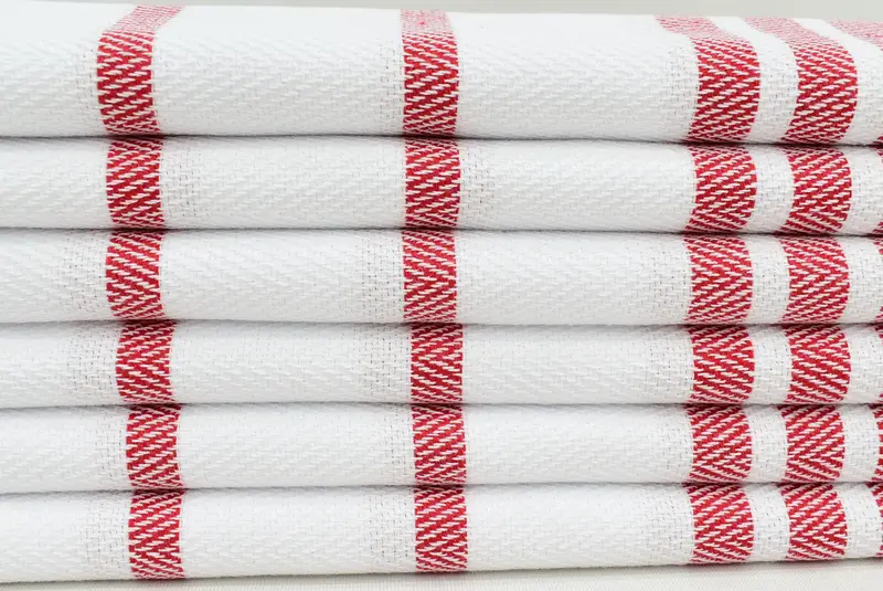 36x24 Cotton Herringbone Towel, Turkish Towel Hand Towel, Monogram Hand Towel, Kitchen Towel, Holiday Towel, Gift For Bride, Custom Name Towel - 1