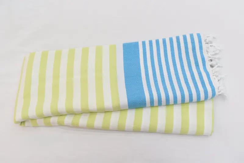 Woven Throw Blanket, Decorative Blanket, 84x64 Cotton Striped Towel, Aesthetic Blanket, Housewarming Gift, Turkish Tablecloth, Welcome Wedding Gift - 2
