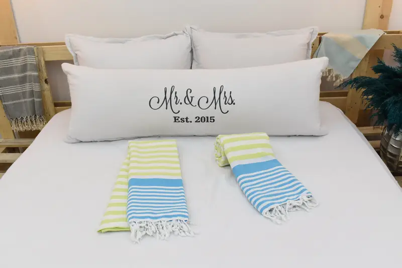 Woven Throw Blanket, Decorative Blanket, 84x64 Cotton Striped Towel, Aesthetic Blanket, Housewarming Gift, Turkish Tablecloth, Welcome Wedding Gift - 3