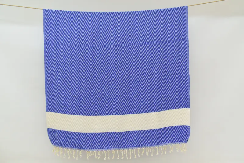 Best Friend Gift Ideas, Organic towel, 70x40 Cotton Zig zag Towel, Personalized Bridesmaid Gift, Bridal Shower Gift, Girls Weekend Getaways Gifts - 3