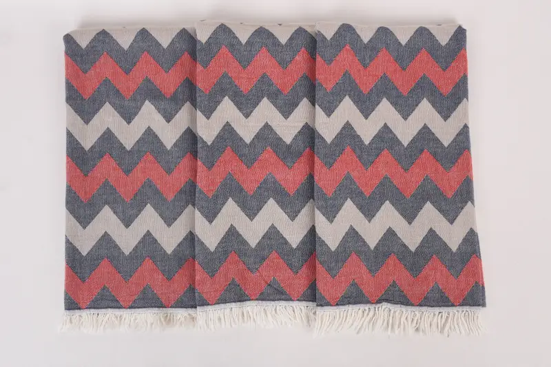 Home Decor Gifts, Grandma Gift, Personalized Wedding Gift, Spa Towel, Organic Towel, Girl Trip Party Favor, Gift For Her, 64x34 Cotton Chevron Towel - 8