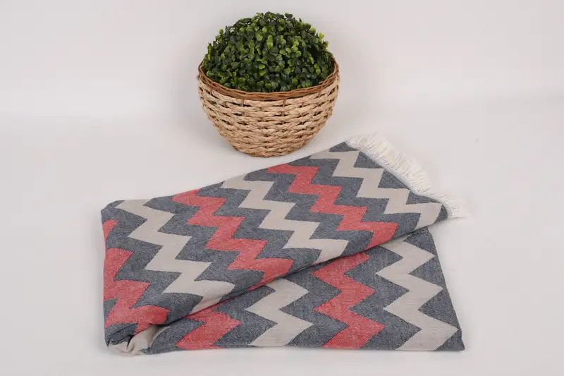 Home Decor Gifts, Grandma Gift, Personalized Wedding Gift, Spa Towel, Organic Towel, Girl Trip Party Favor, Gift For Her, 64x34 Cotton Chevron Towel - 5