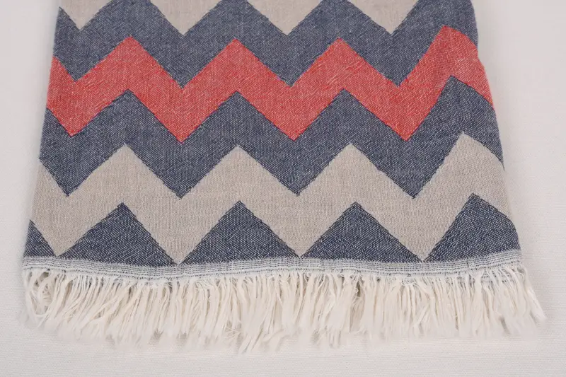 Home Decor Gifts, Grandma Gift, Personalized Wedding Gift, Spa Towel, Organic Towel, Girl Trip Party Favor, Gift For Her, 64x34 Cotton Chevron Towel - 4
