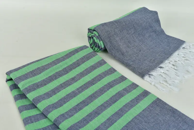 Turkish Towel Beach, Towel With Name, Best Friend Gift, 70x36 Cotton Striped Towel, Bachelorette Party Favors, Bachelor Gift, Beach Towel Monogram - 7